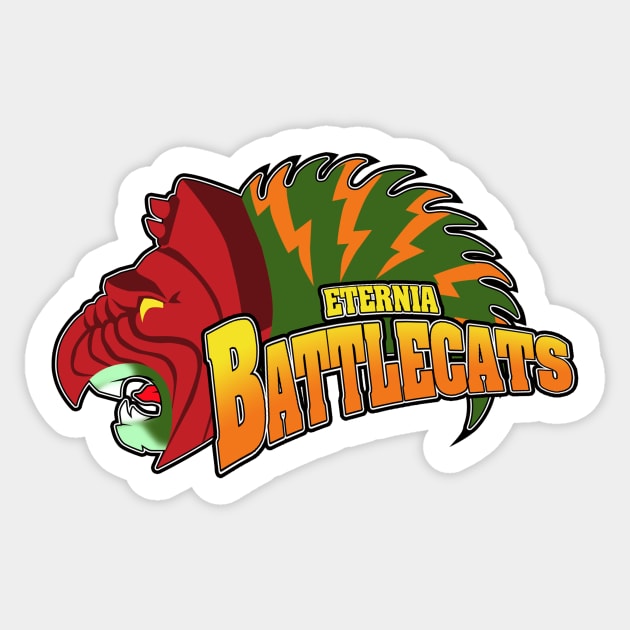 Eternia Battlecats Sticker by fromthemindof